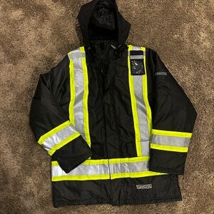 Dakota Hi-Vis HD3 T-max lined jacket and cargo overall